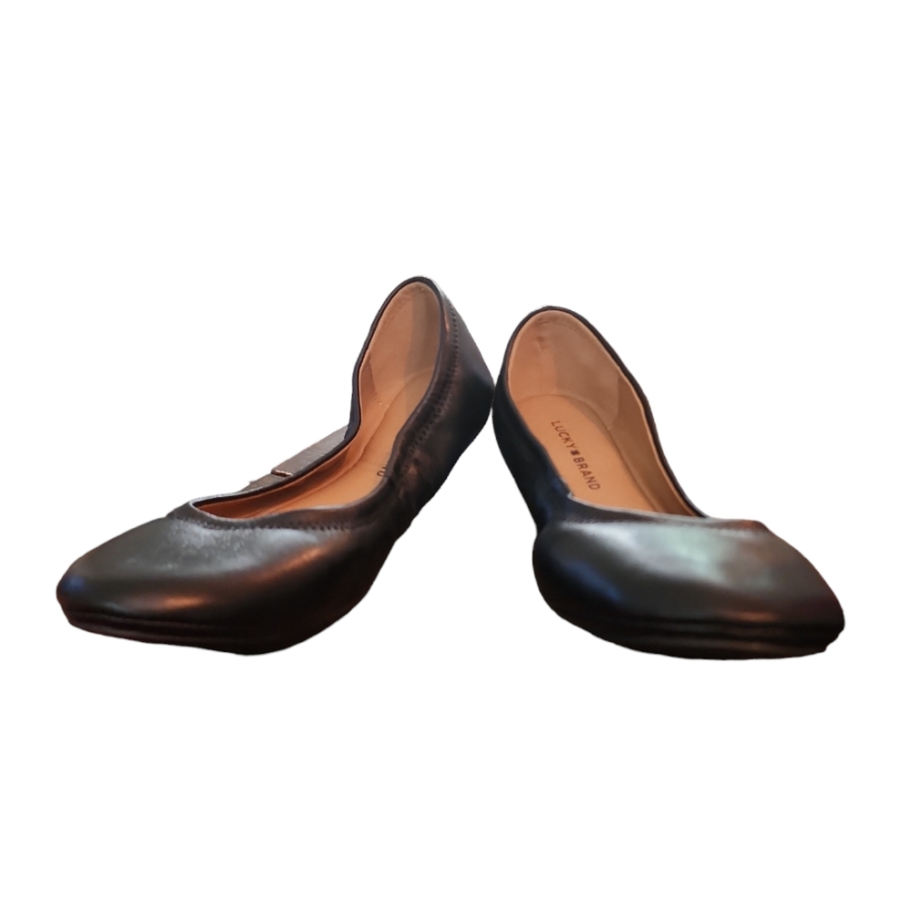 Lucky Brand Black Flats NWOB - Picture 2 of 9